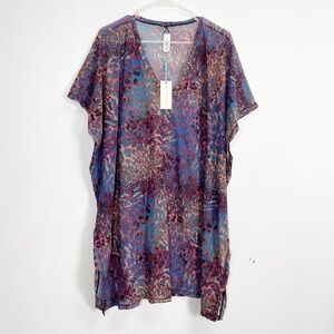 Sea Level Swim Australia Kaftan Womens One Size OS Hunter Mesh Swim Cover Up NWT